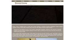 Desktop Screenshot of drevene-terasy.sk
